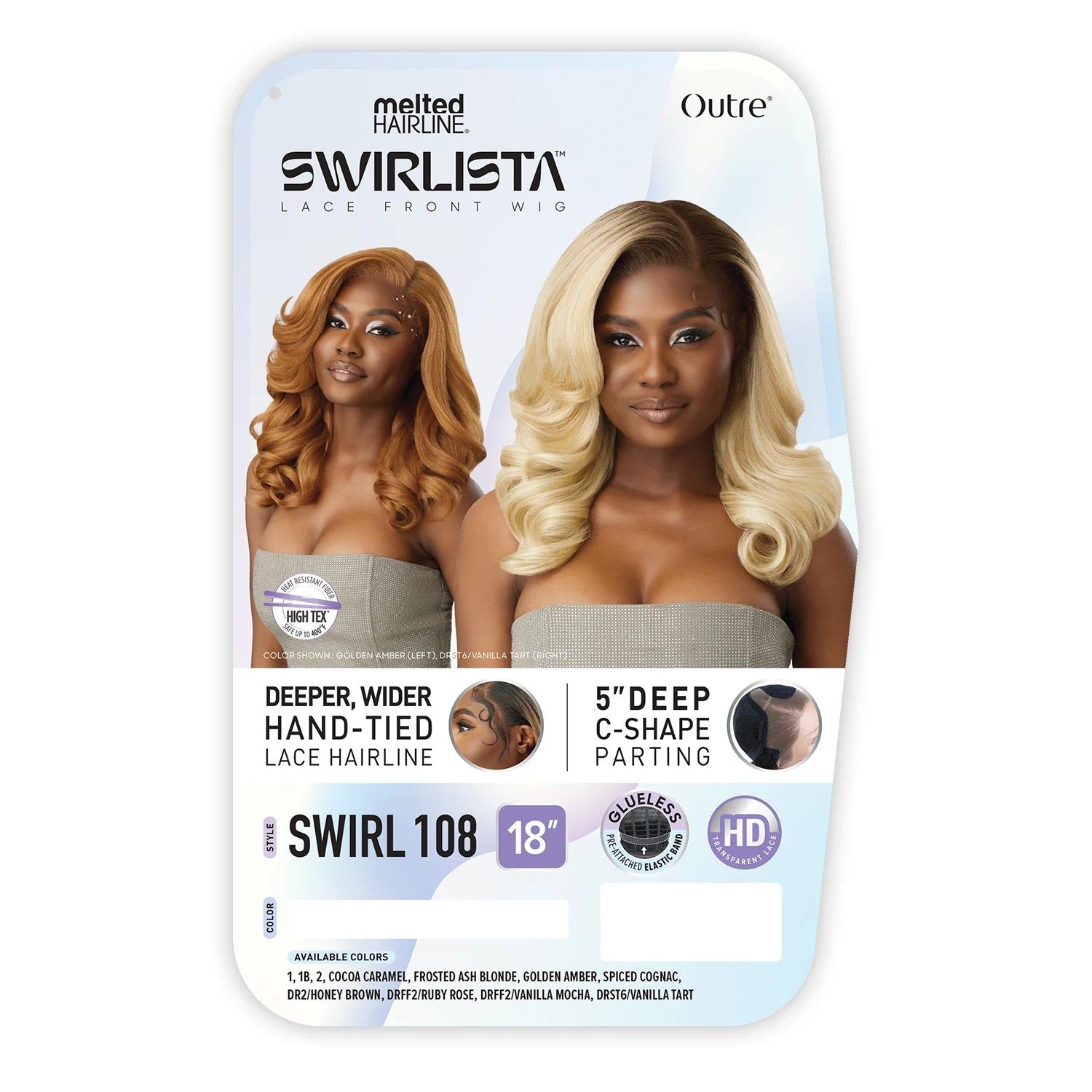 Outre HD Lace Front Wig, Swirl 108