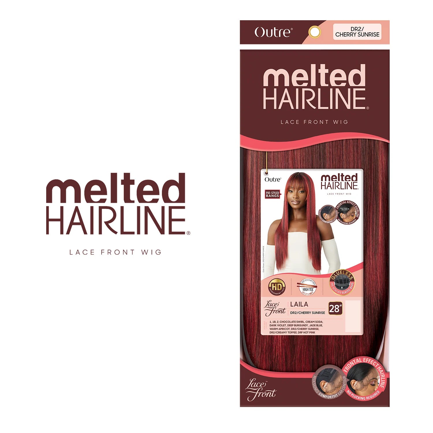 Outre HD Lace Front Wig Melted Hairline Glueless Laila