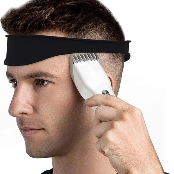 Curved Neckline Haircut Headband Guide