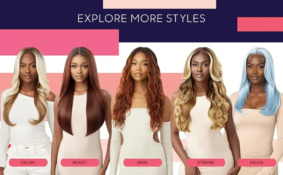 Outre Perfect Hairline HD Lace Wig – Bold Red Waves