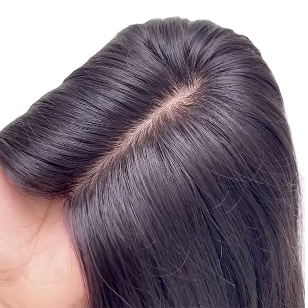 Silk Base Virgin Hair Toupee for Women