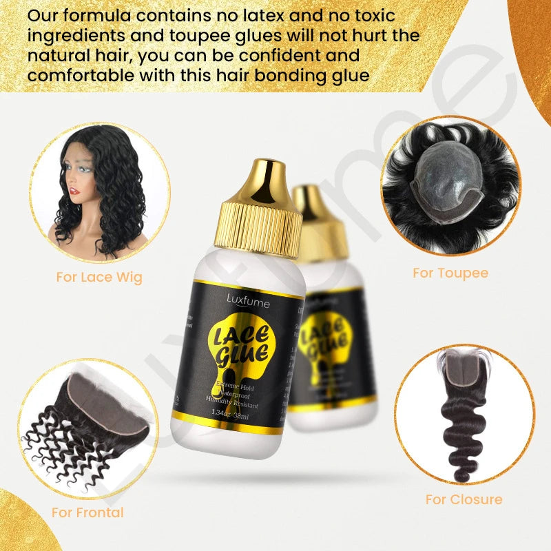 Waterproof Lace Wig Glue – Strong Hold, Latex-Free