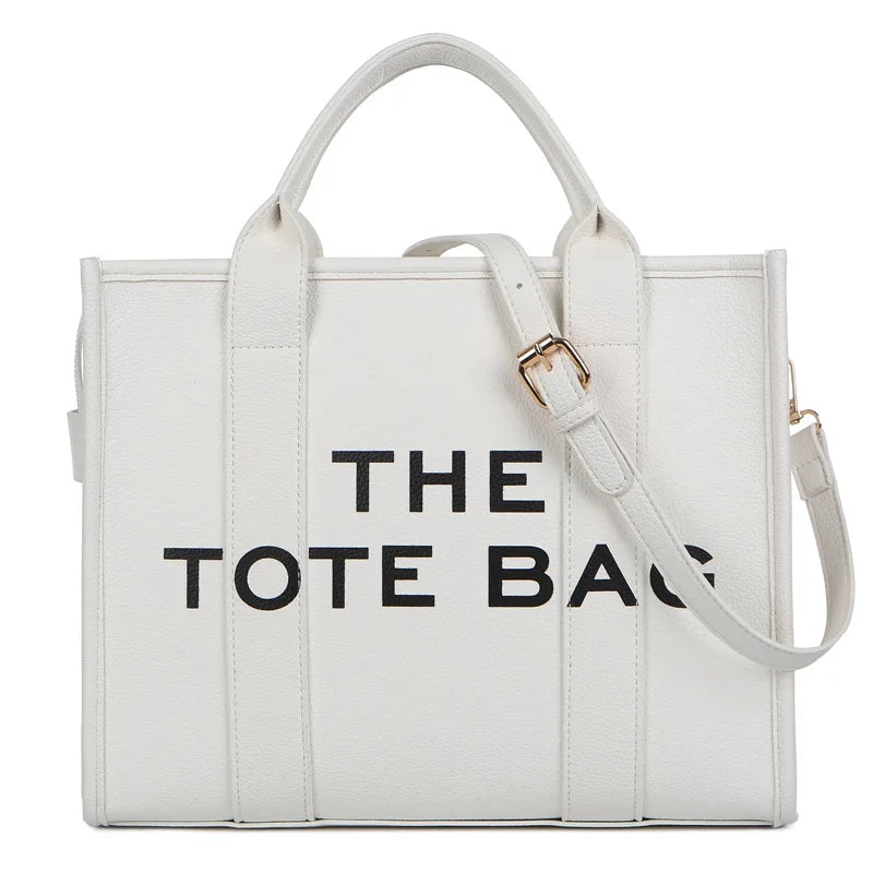 Women's Soft PU Leather Tote Shopper Bag | Shoulder Crossbody Purse