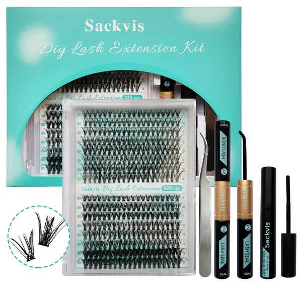 320-Piece Mixed Lash Cluster Kit 30D/40D