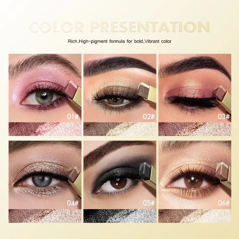 PECOLOVERS Double-Color Eyeshadow Stick