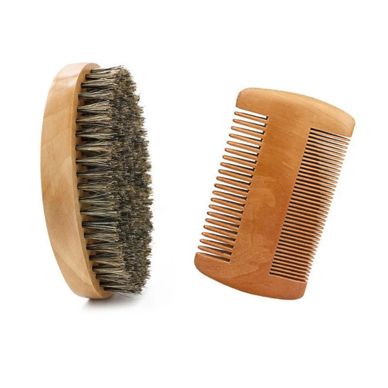 Men’s Shaving & Beard Grooming Brush Set