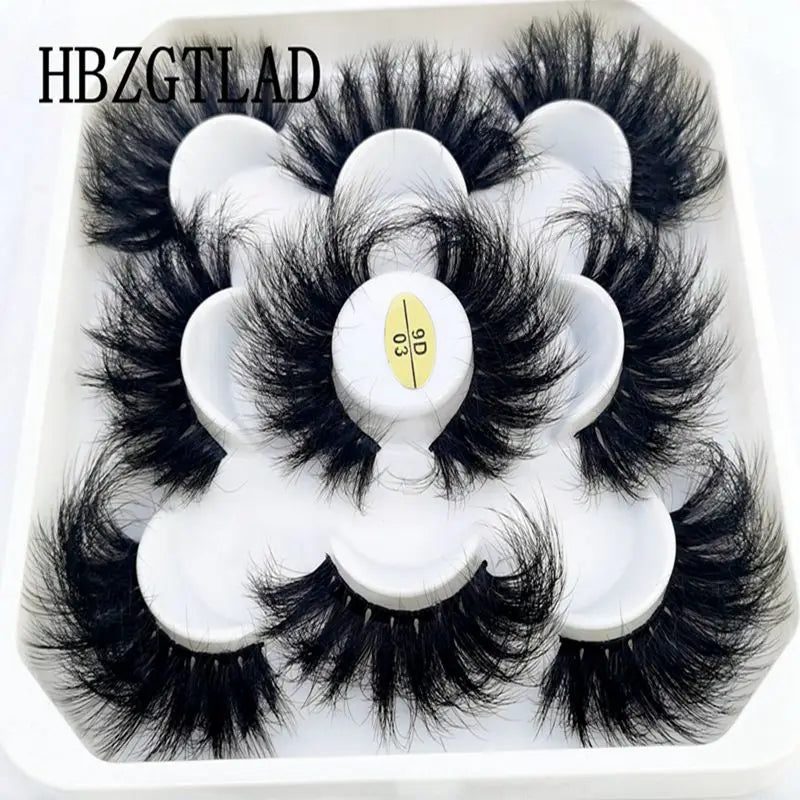 5-Pair 3D Faux Mink Lashes