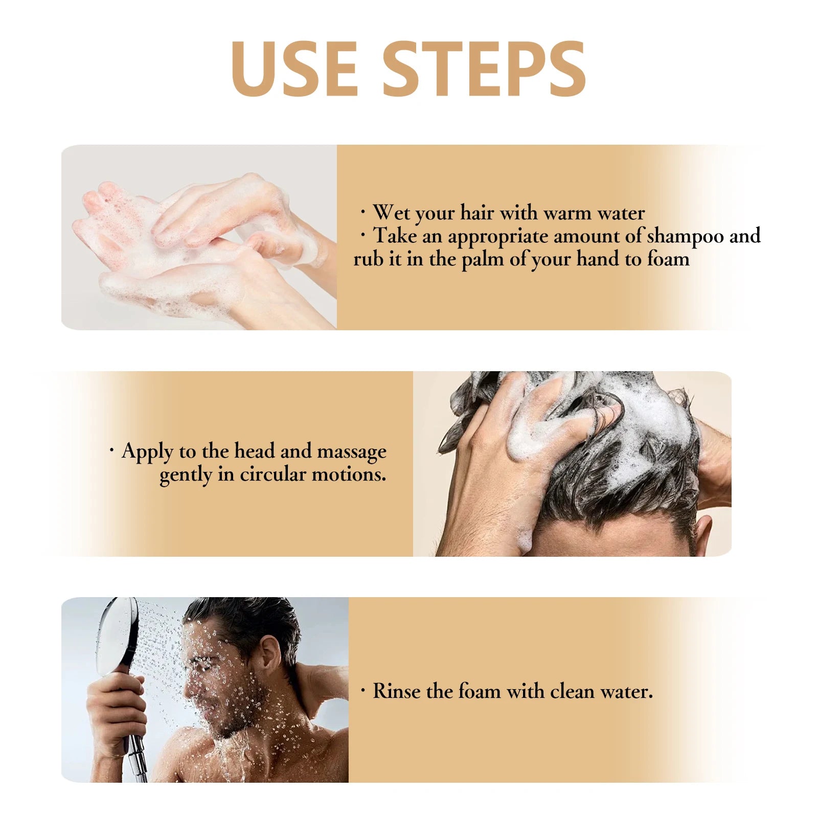 Hair Growth Shampoo for Men | Root Activator, Strengthening & Thinning Hair Treatment