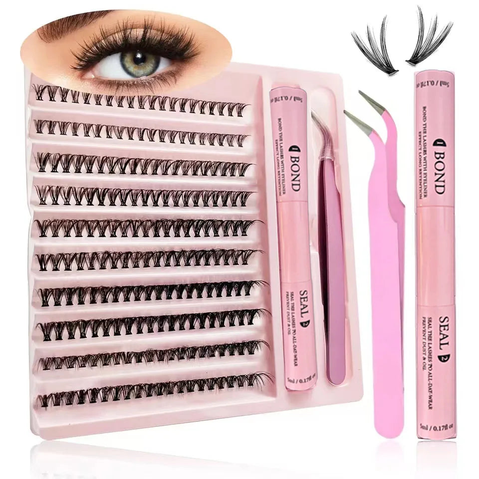 Lash Cluster Extensions Kit – DIY At-Home Lash System