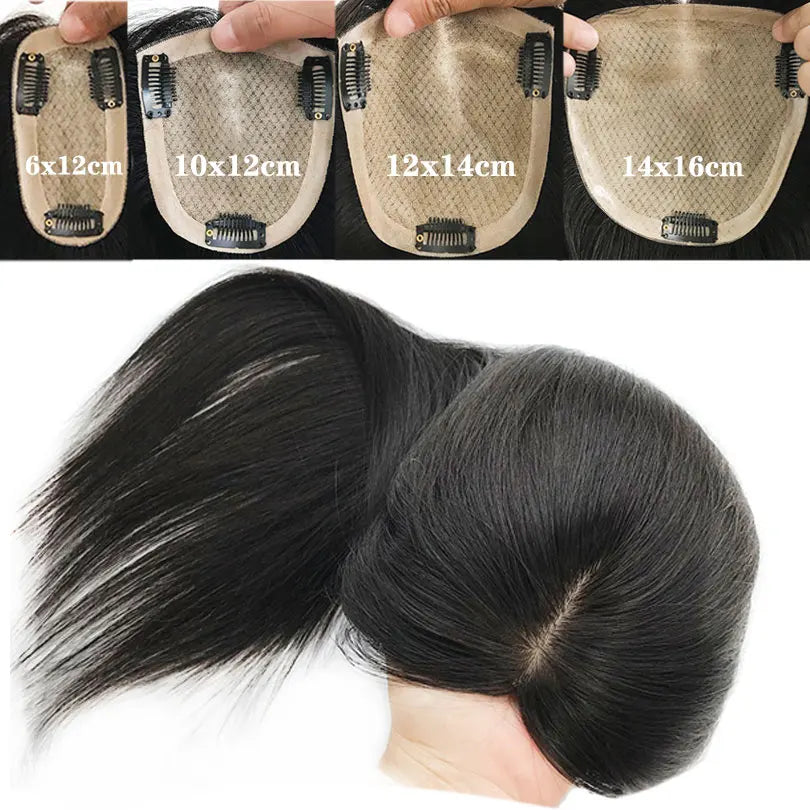 Breathable Silk Base Hair Topper
