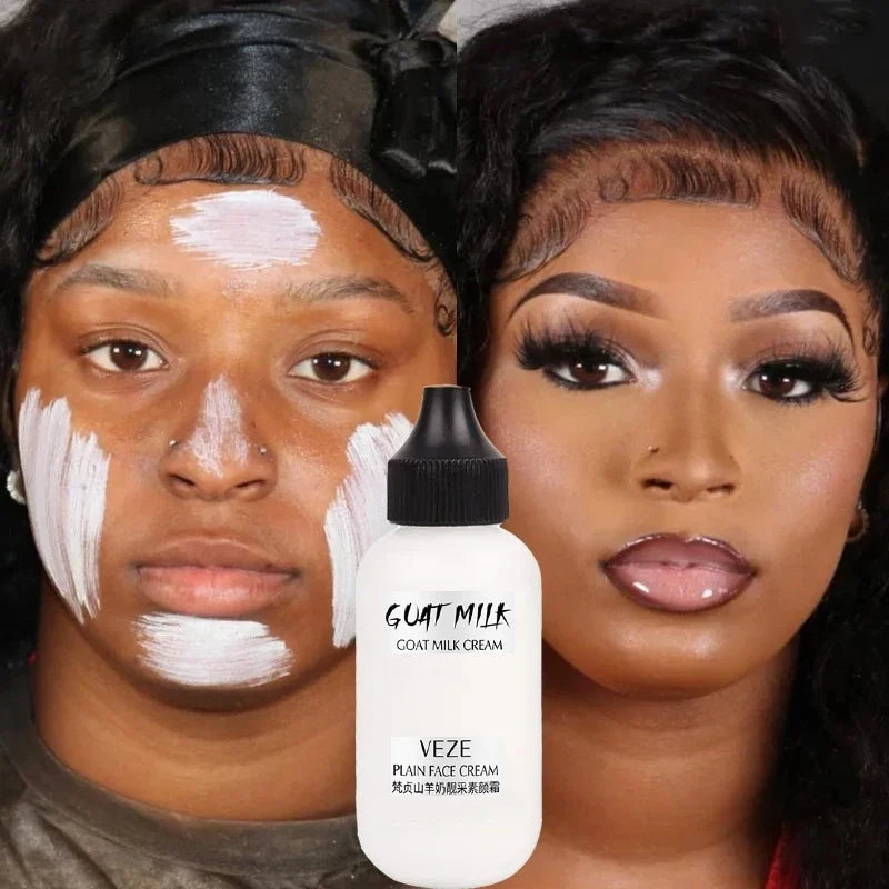 Goat Milk Liquid Foundation | Matte Concealer, Waterproof & Oil-Control Makeup 50ml