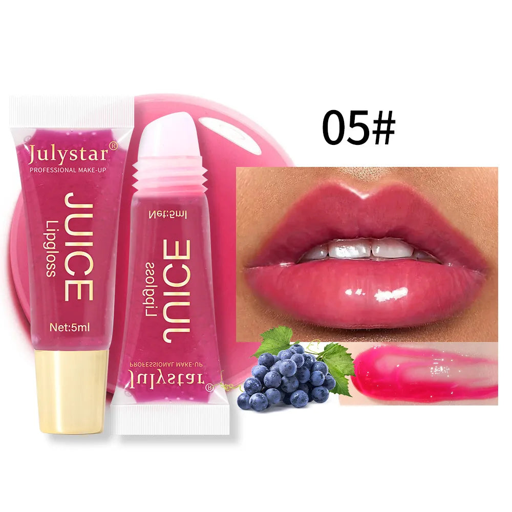 Nude Brown Plumping Lip Gloss – Hydrating High-Shine Lip Juice
