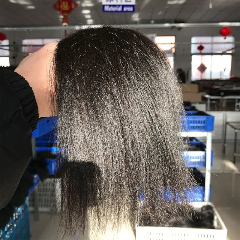 Light Yaki Straight Hair Flat-Tip Extensions