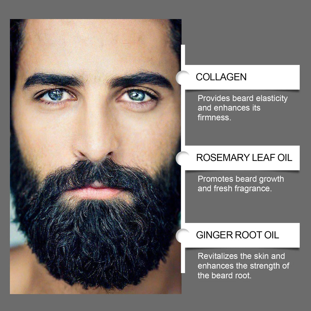 Beard Growth Serum Set with Roller – CPNP Certified