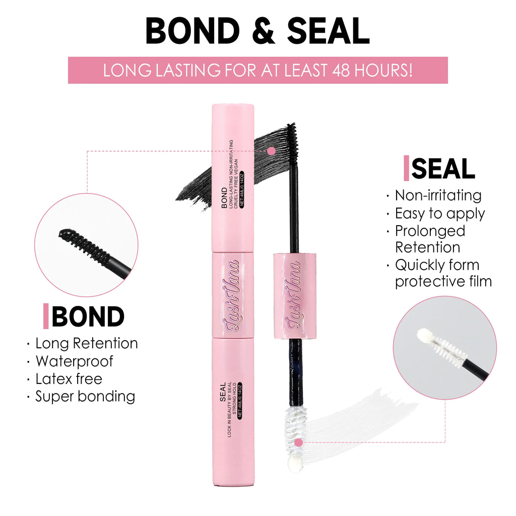 Lash Bond & Seal Kit with Remover & Tweezers