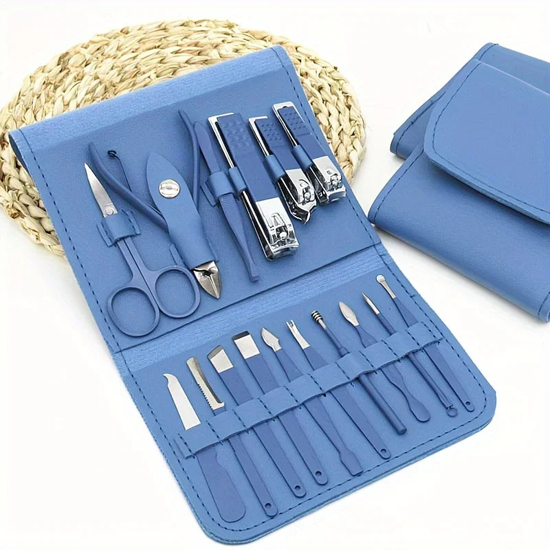 16-Piece Stainless Steel Manicure & Pedicure Set