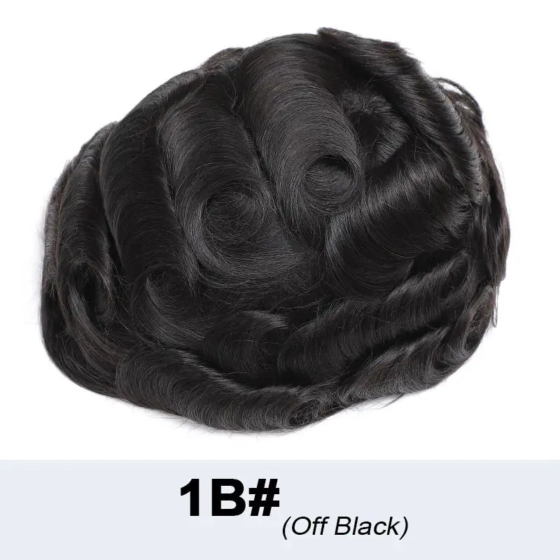 Poly PU Ombre Platinum Men’s Toupee