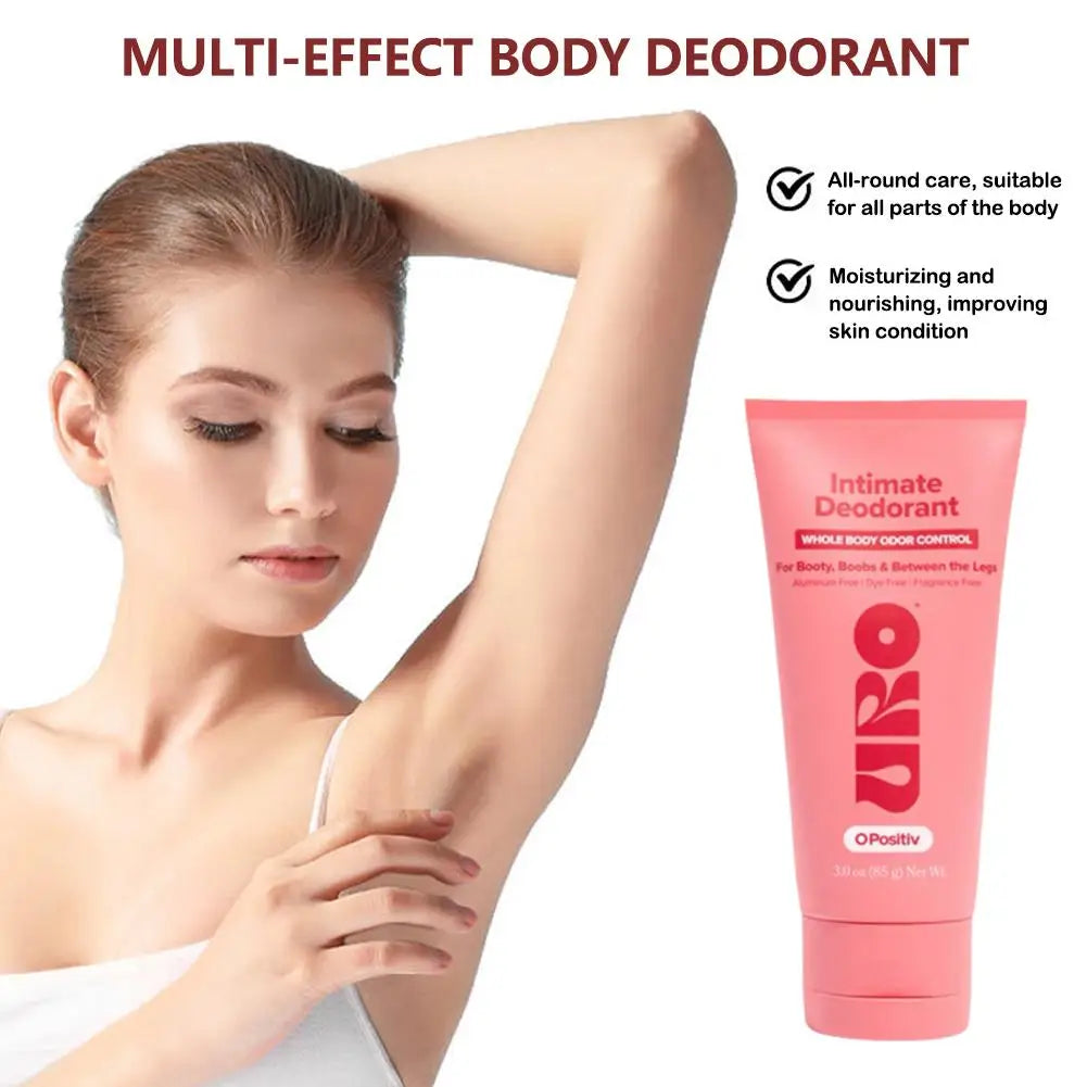 Natural All-Day Body Deodorant for Men & Women | Aluminum-Free Underarm & Intimate Care 85g