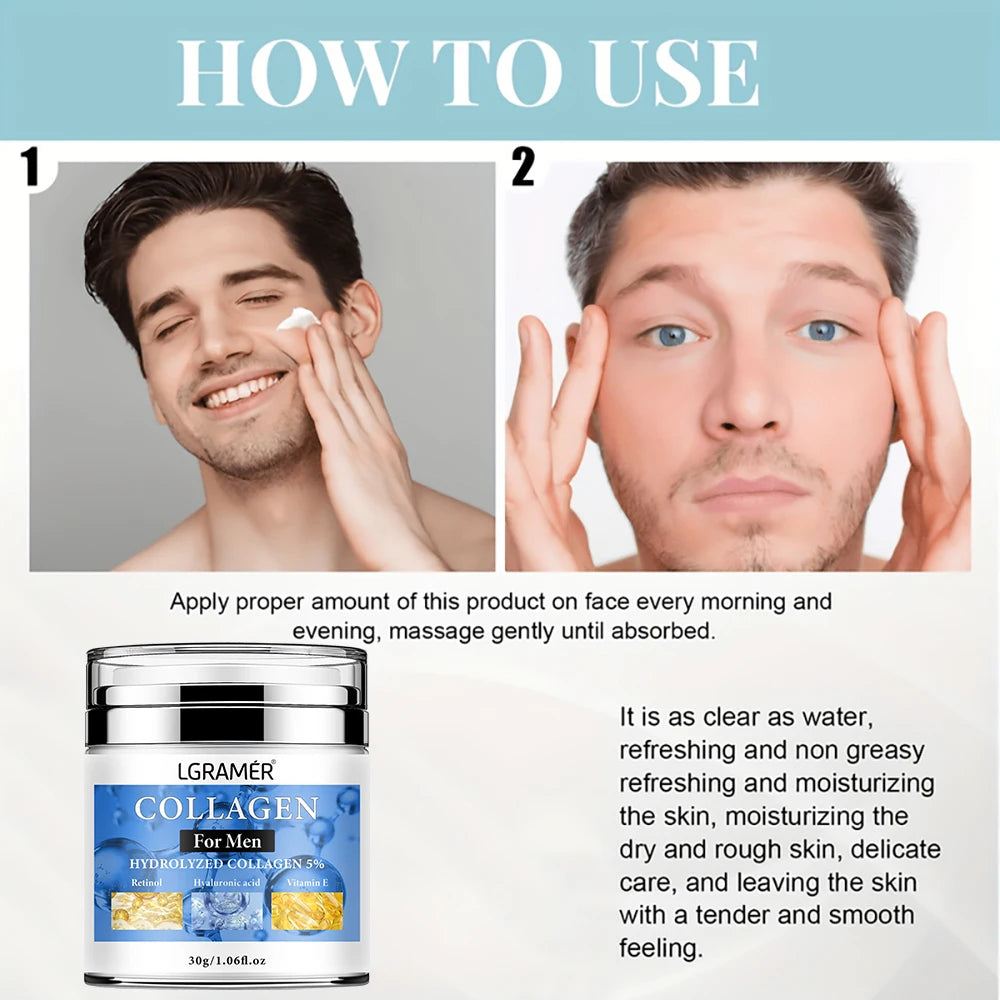 Men's Retinol Anti-Wrinkle Face & Neck Cream – 30ml