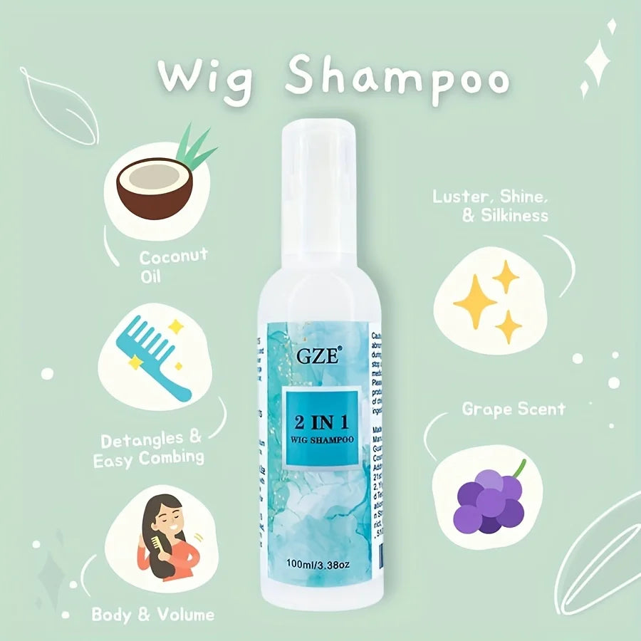 2-in-1 Wig Shampoo & Conditioner
