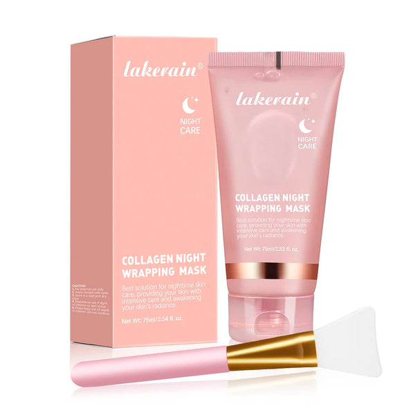 LAKERAIN Collagen Night Wrapping Mask & Brush