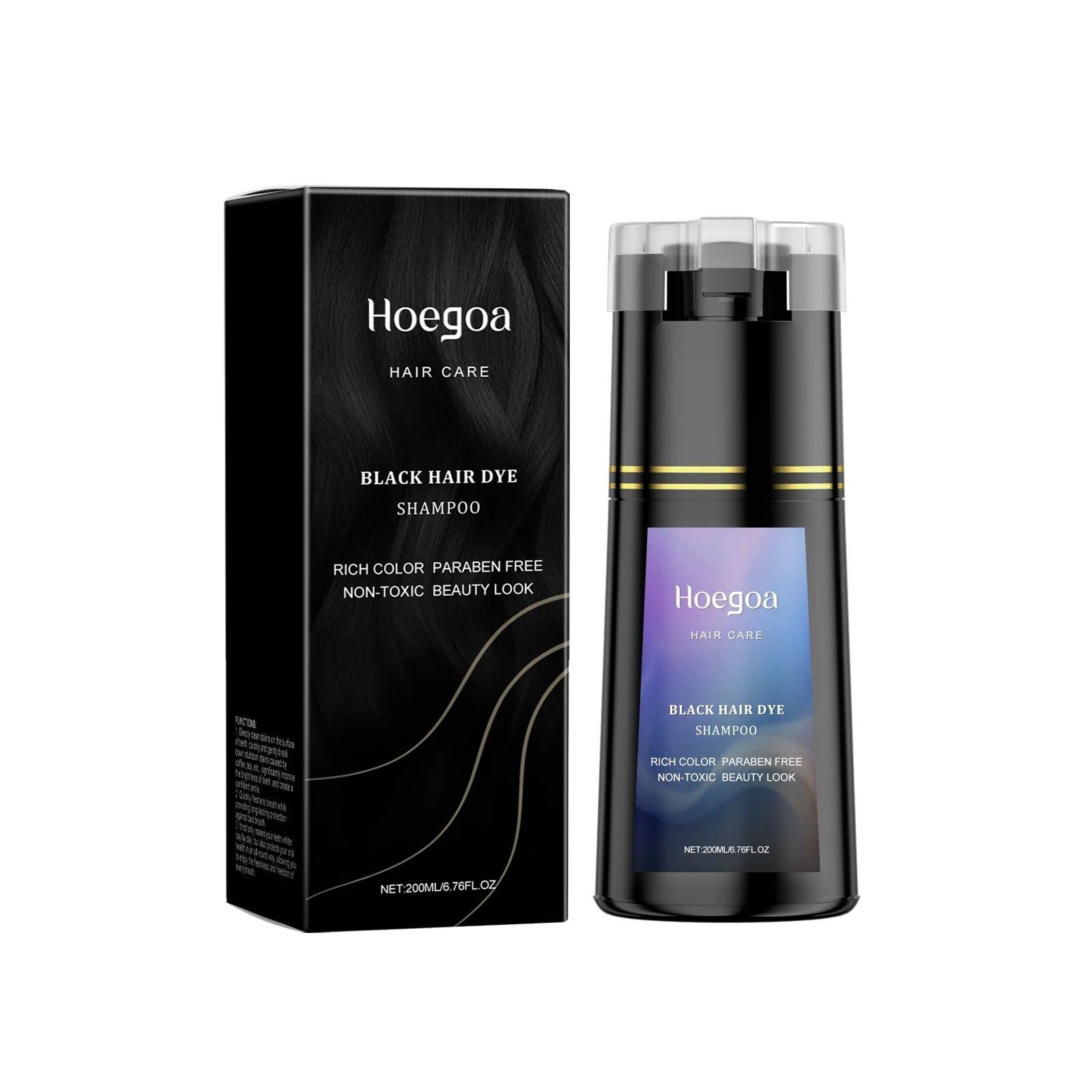 Nourishing Hair Root Coloring Shampoo (200ml)