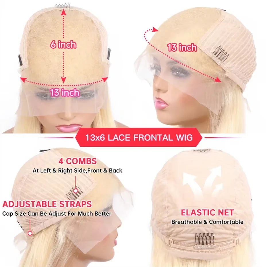 Green, Grey, Hot Pink, & Purple Colored Body Wave HD Lace Front Wig Collection