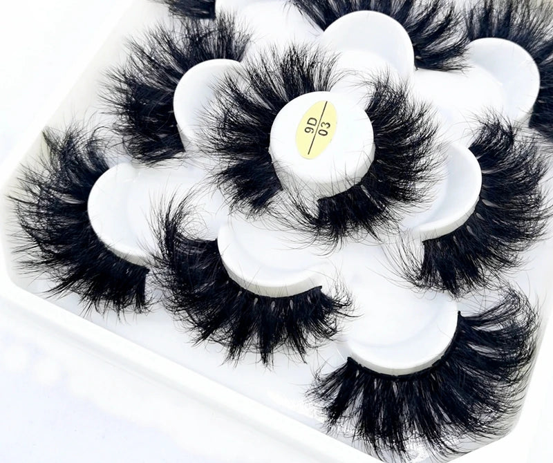 5-Pair 3D Faux Mink Lashes