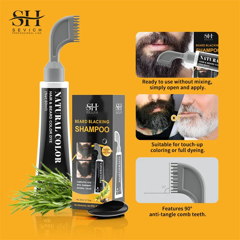 Beard Blackening Shampoo (Ammonia-Free)