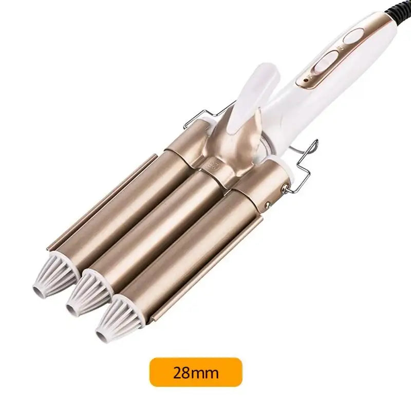 Triple Barrel Curling Iron