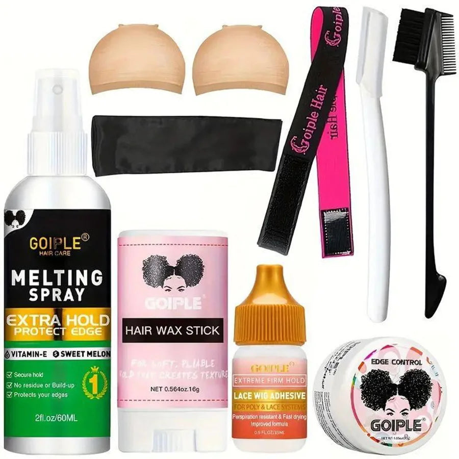 Goiple Beginner-Friendly Wig Melting Spray Kit