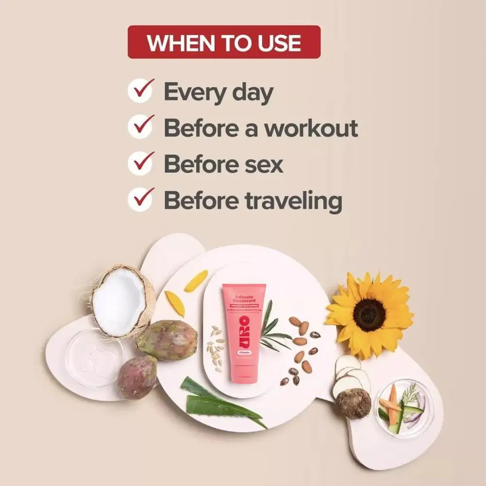 Natural All-Day Body Deodorant for Men & Women | Aluminum-Free Underarm & Intimate Care 85g