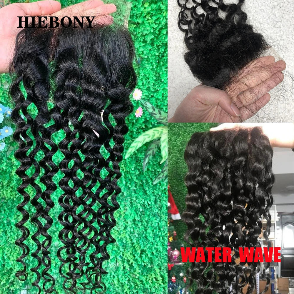 Skin-Like Water Wave Invisible HD Lace Front Closure