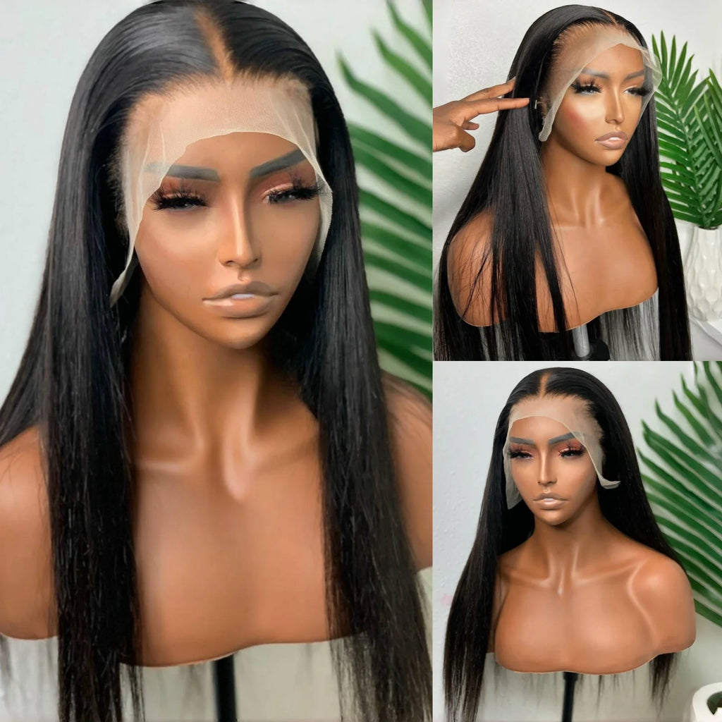 Long Straight Colored Synthetic Lace Front Wig