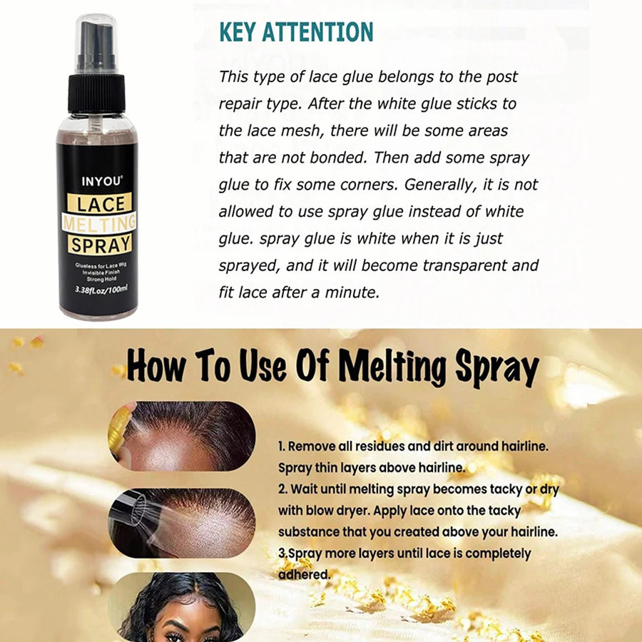Lace Wig Melting & Holding Spray (100ml)