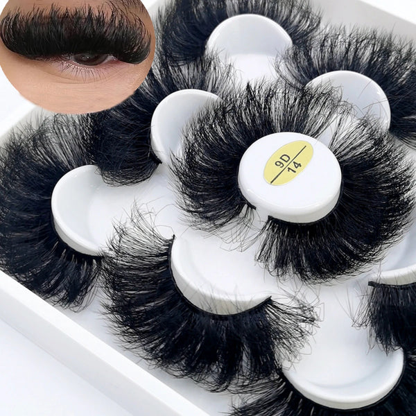 5-Pair 3D Faux Mink Lashes