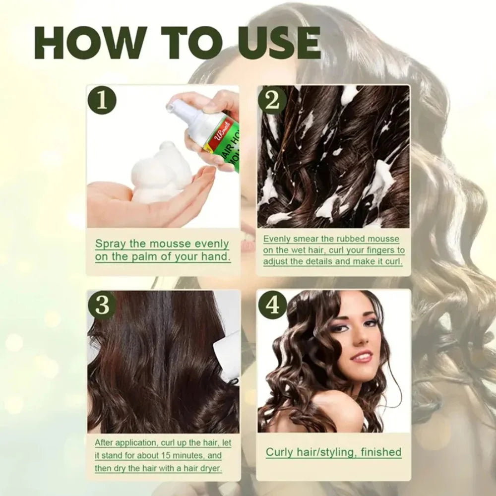 Olive Oil Curly Hair Mousse for Wigs