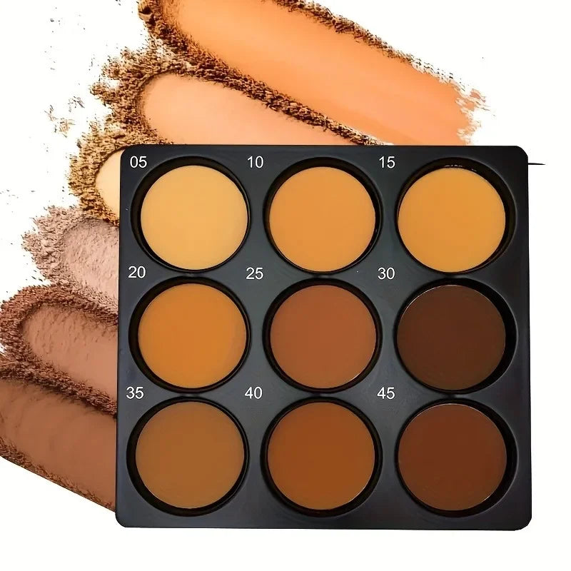 9-Color Waterproof Contour Palette