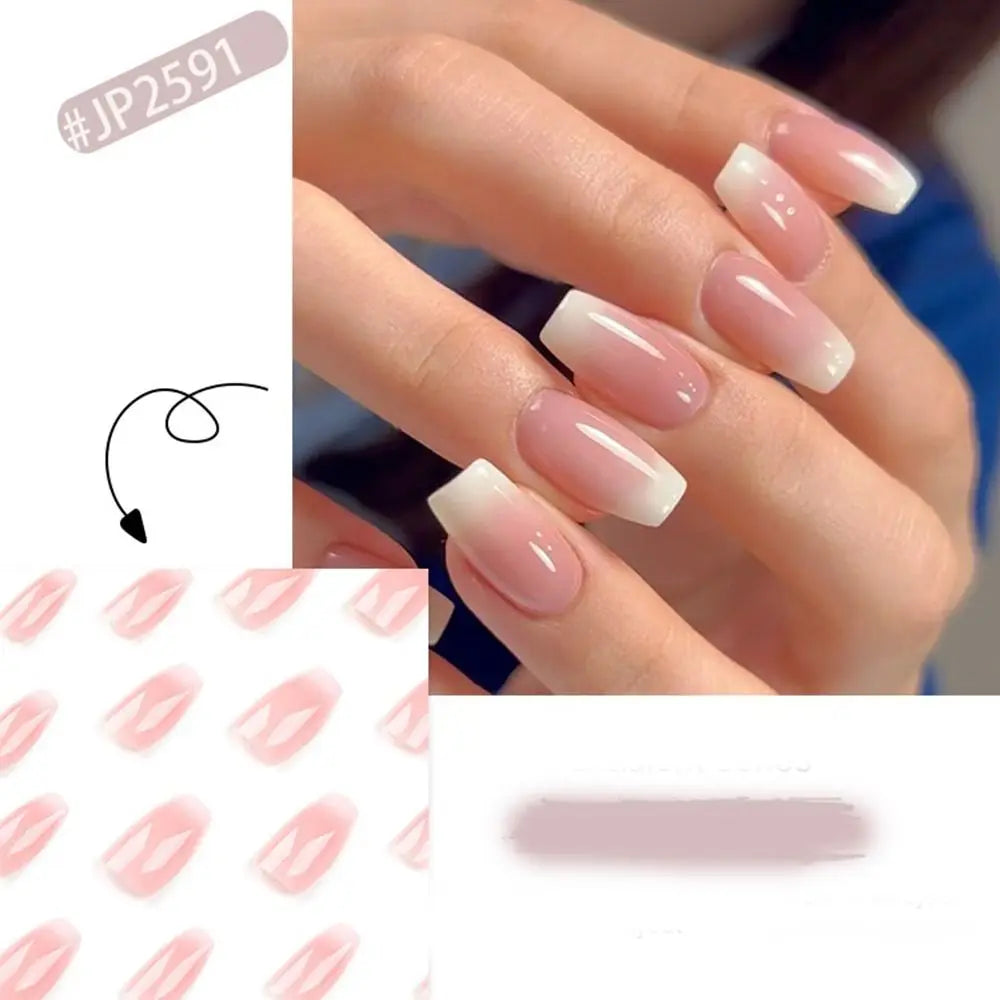 24-Piece Gradient Ombre Press-On Nails