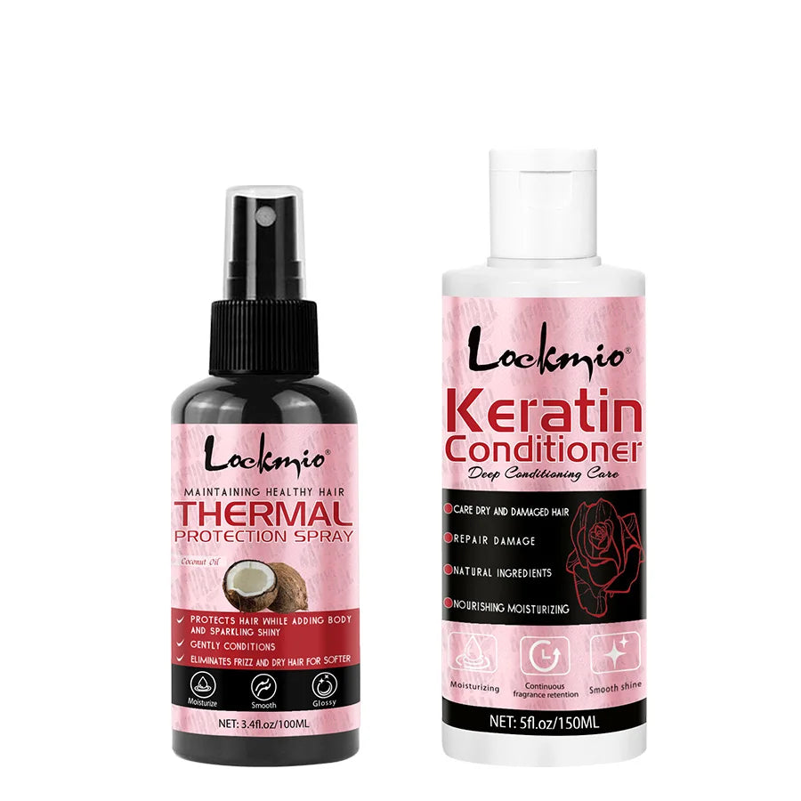 Thermal Protection Spray with Coconut Oil