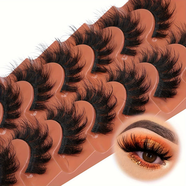7 Pairs 8D False Eyelashes (20mm)