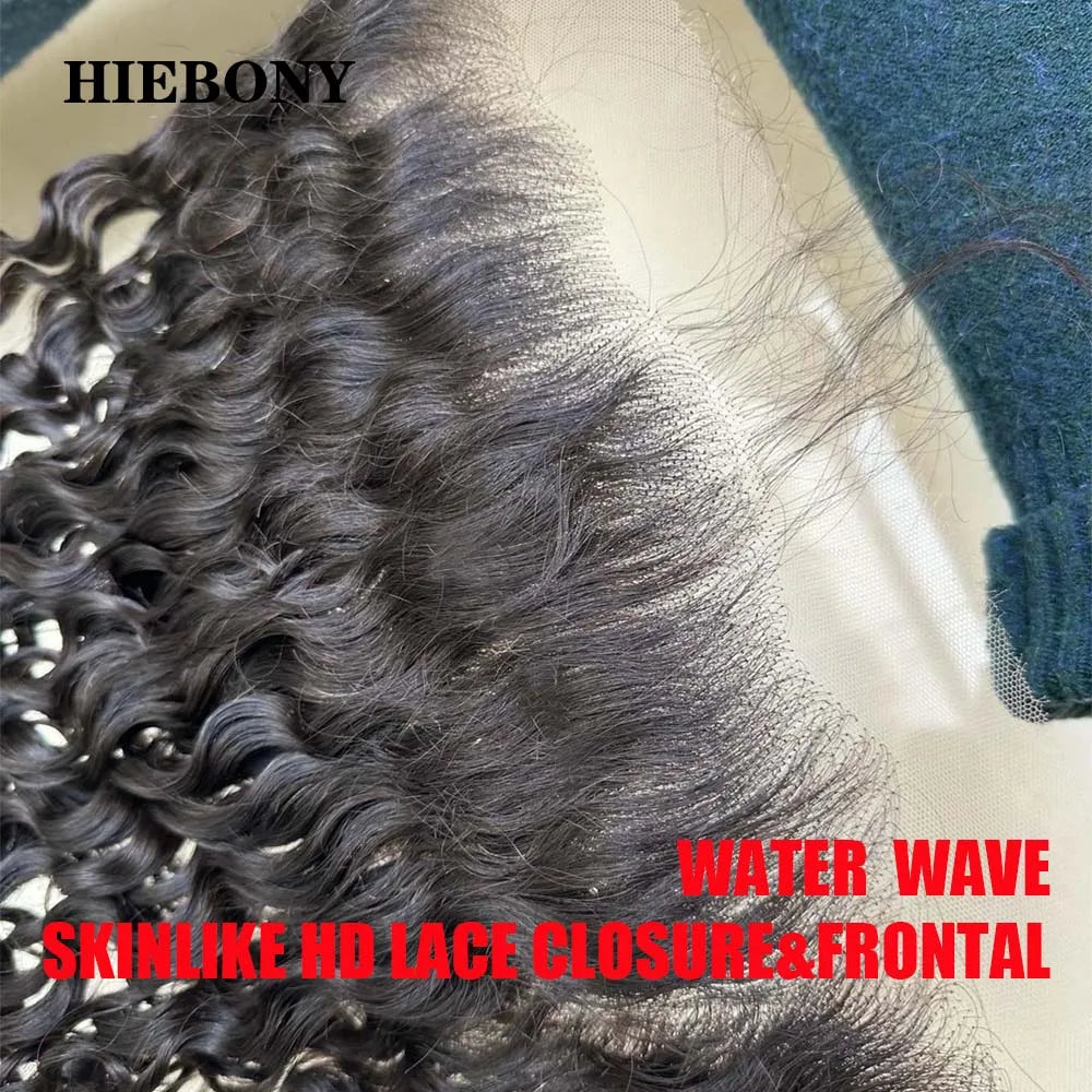 Skin-Like Water Wave Invisible HD Lace Front Closure