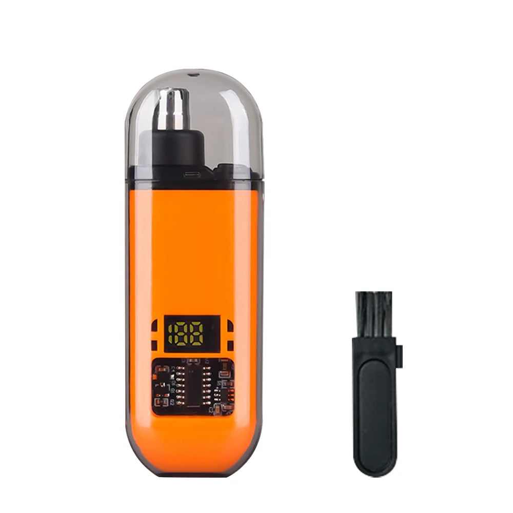 Rechargeable Electric Nose Hair Trimmer for Men | Eyebrow & Ear Hair Clipper, Mini Portable