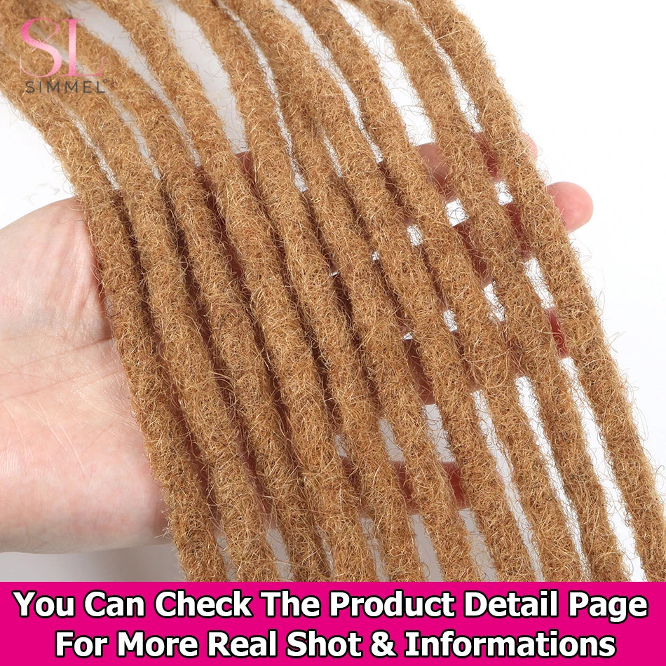 Kinky Straight Human Hair Loc Extensions