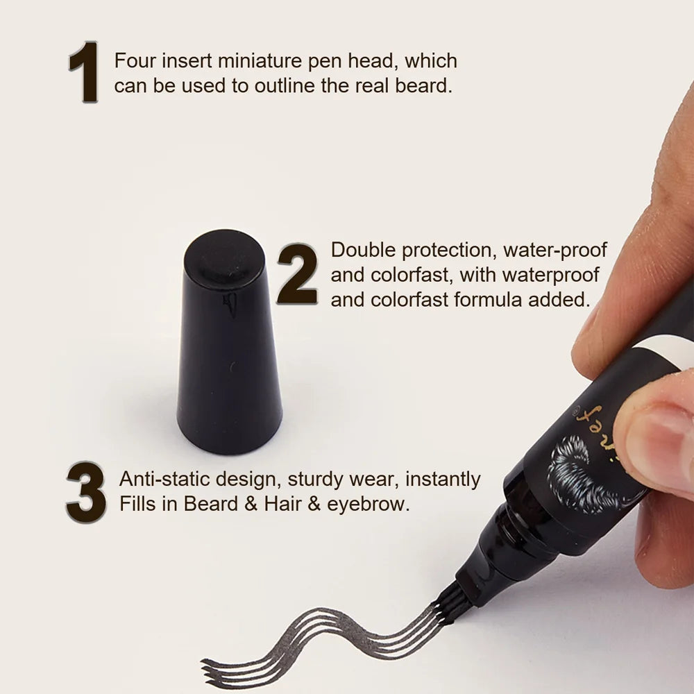Beard Pen Black Kit (Beard & Hairline Filler)