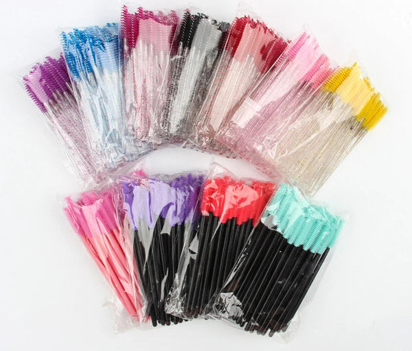 Crystal Eyelash & Eyebrow Brush Extensions (5pcs / 50pcs)