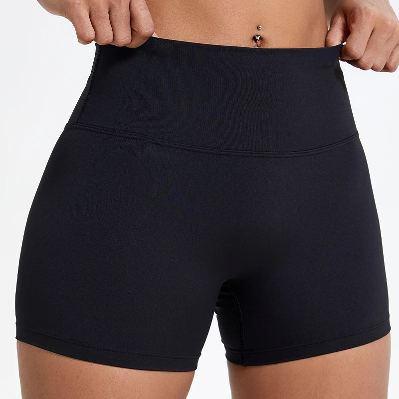 Women's High Waist Yoga Shorts | Buttock Lift Running, Cycling & Workout Leggings