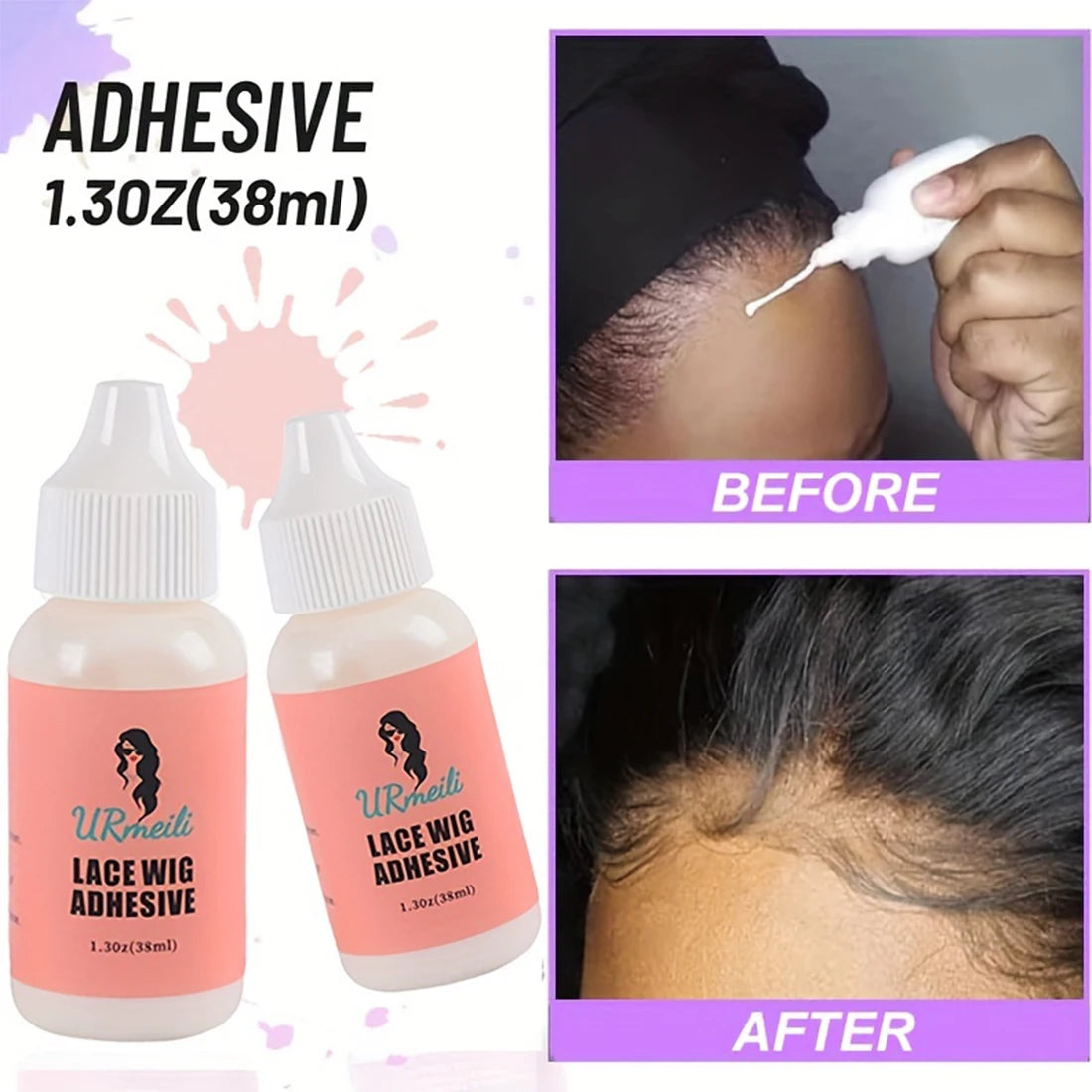 Lace Wig Adhesive & Melting Spray Kit (4pcs)