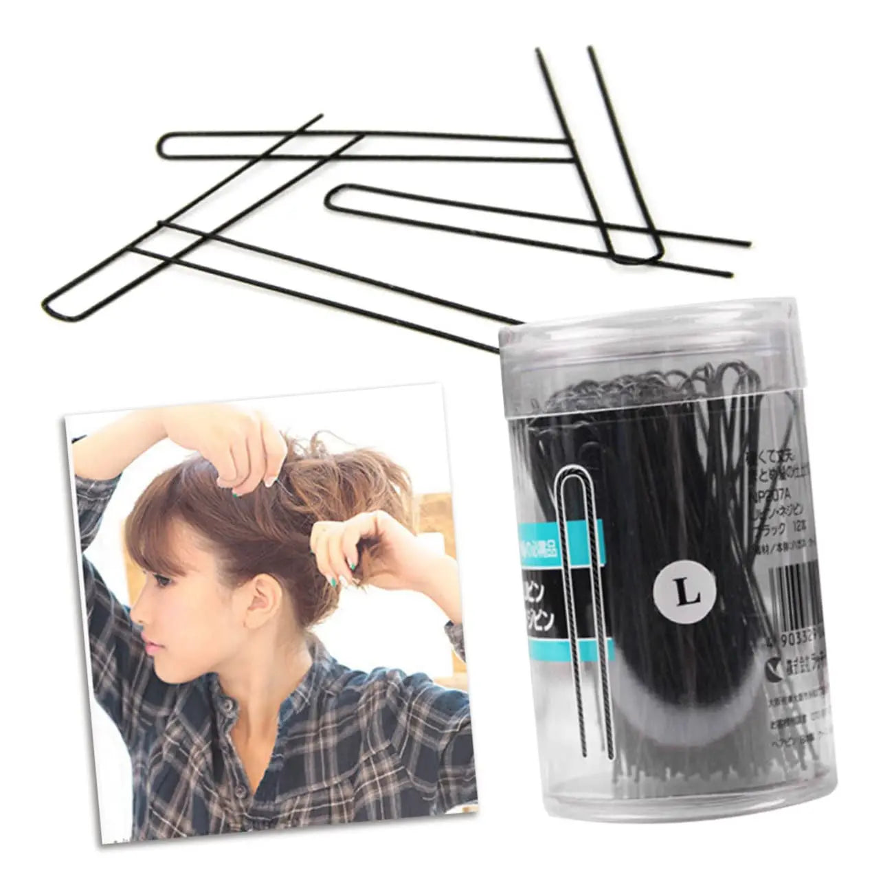 U-Shaped Open Hairpins (100pcs)