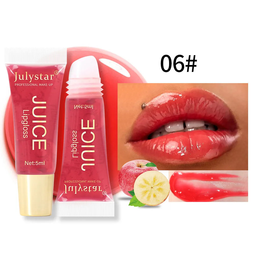 Nude Brown Plumping Lip Gloss – Hydrating High-Shine Lip Juice